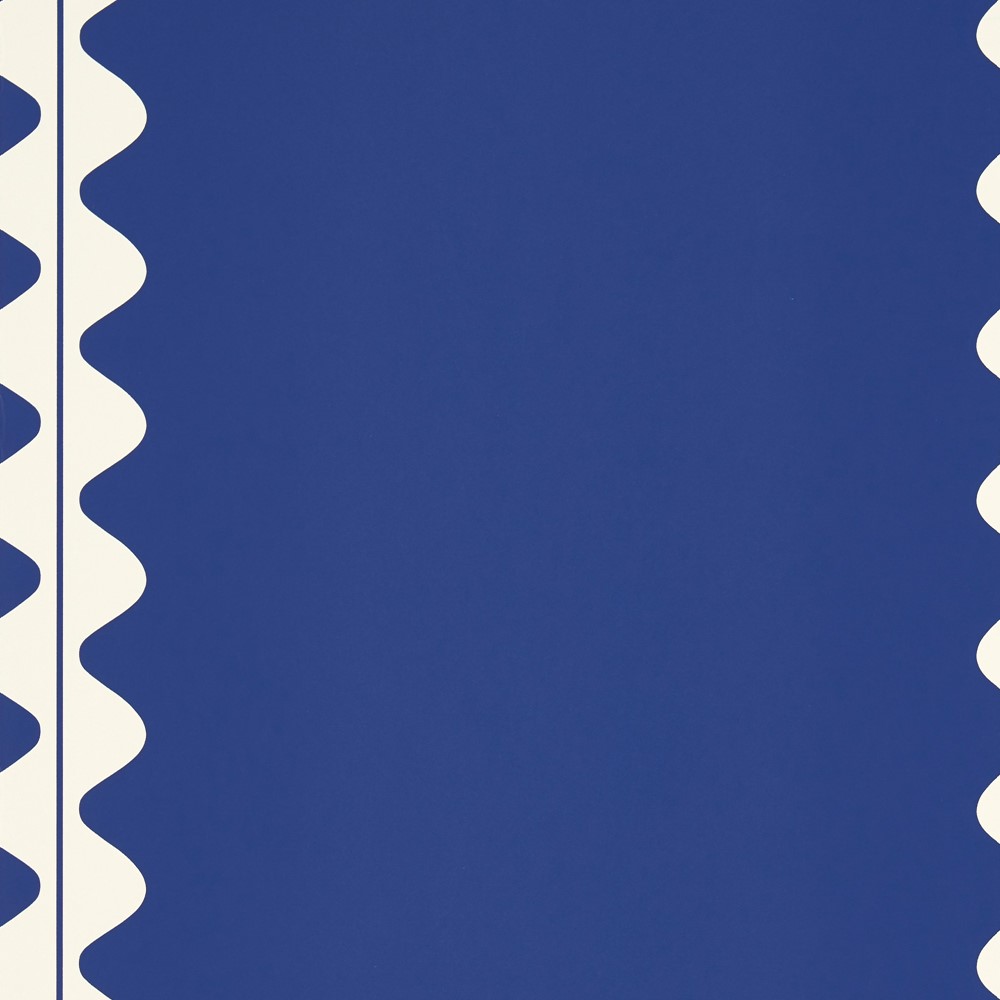 Ric Rac Wallpaper 113060 by Harlequin X Sophie Robinson in Lapis Blue